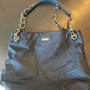 Kate Spade Black Purse with Gold chain